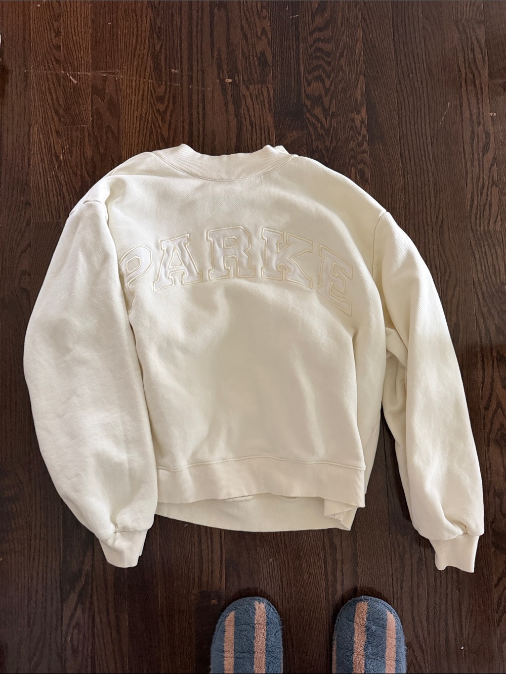 Parke cream sweatshirt